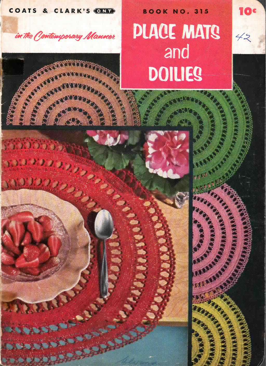Place Mats and Doilies, Book No. 315, 1955