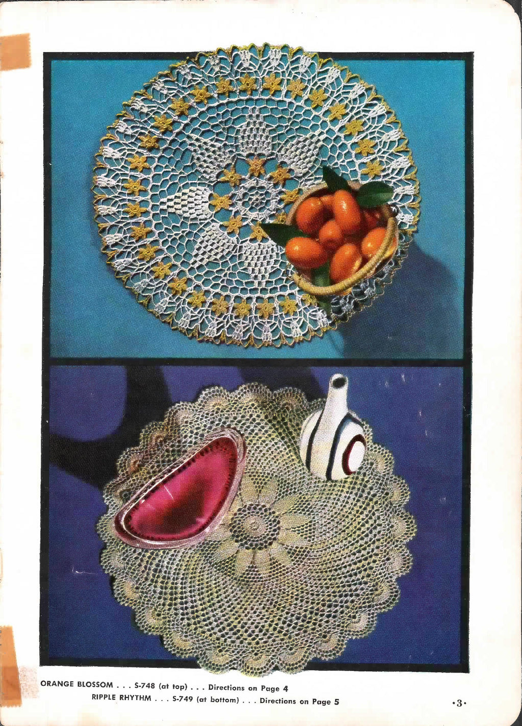 Place Mats and Doilies, Book No. 315, 1955