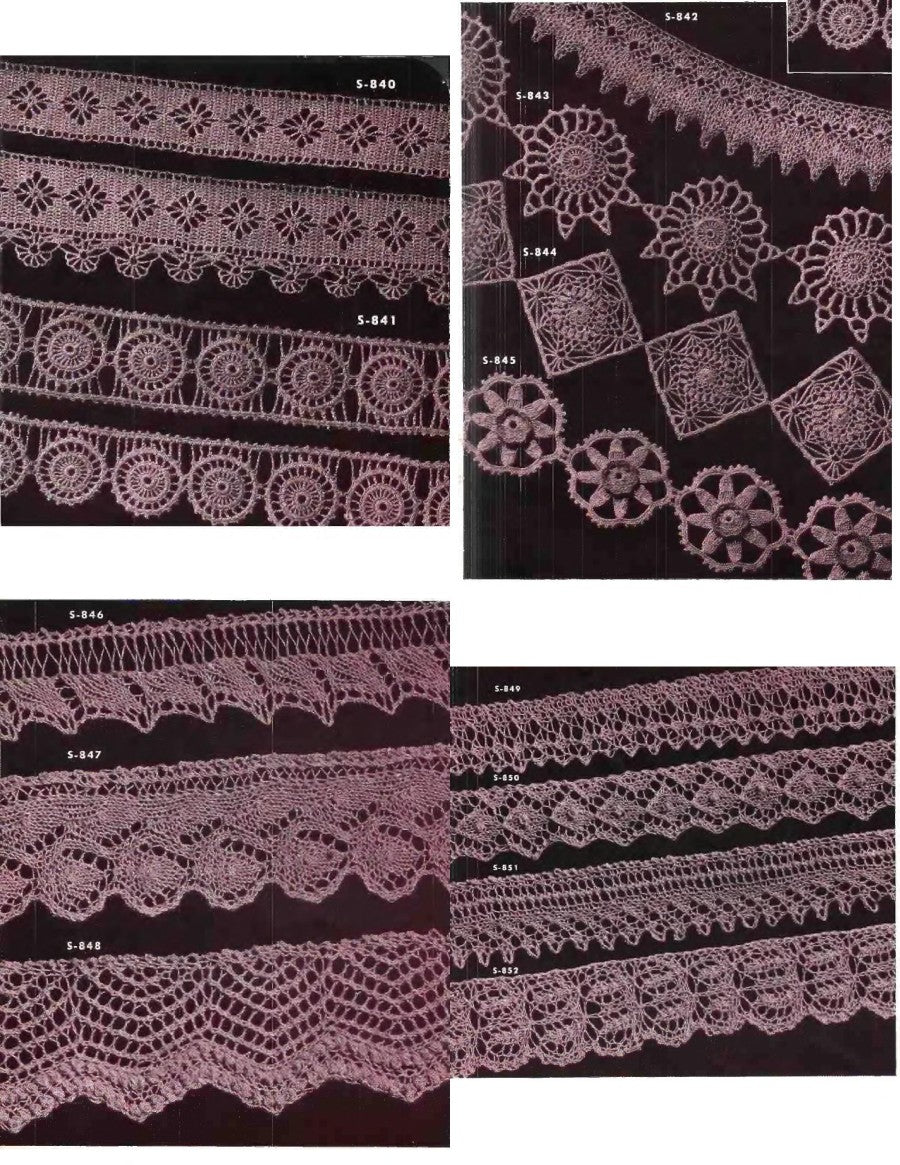Edgings for All Purposes Including Church Laces, Coats ONT 320 (1956)