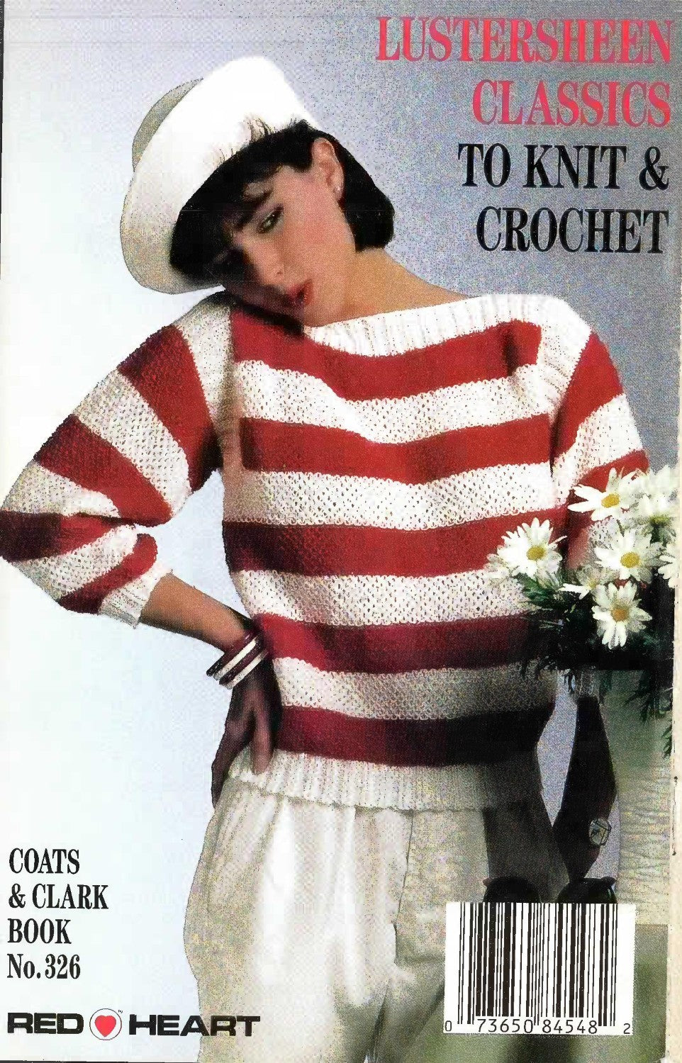 Coats & Clark Book No. 326 – LusterSheen Classics to Knit & Crochet (1987)