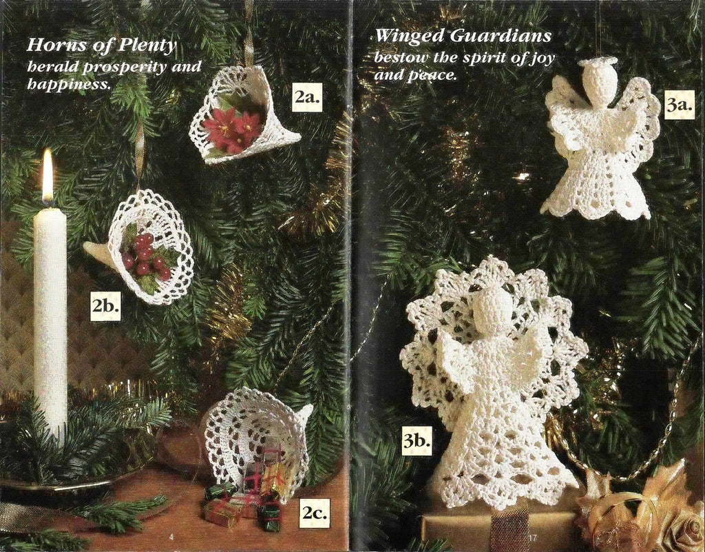 Enchanted Christmas – 16 Ornaments to Crochet, South Maid Book 357, 1991