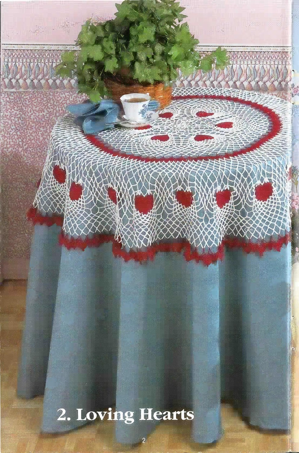 Charming Coverups – Crocheted Table Toppers and Cafe Curtains, South Maid Book 363, circa 1992
