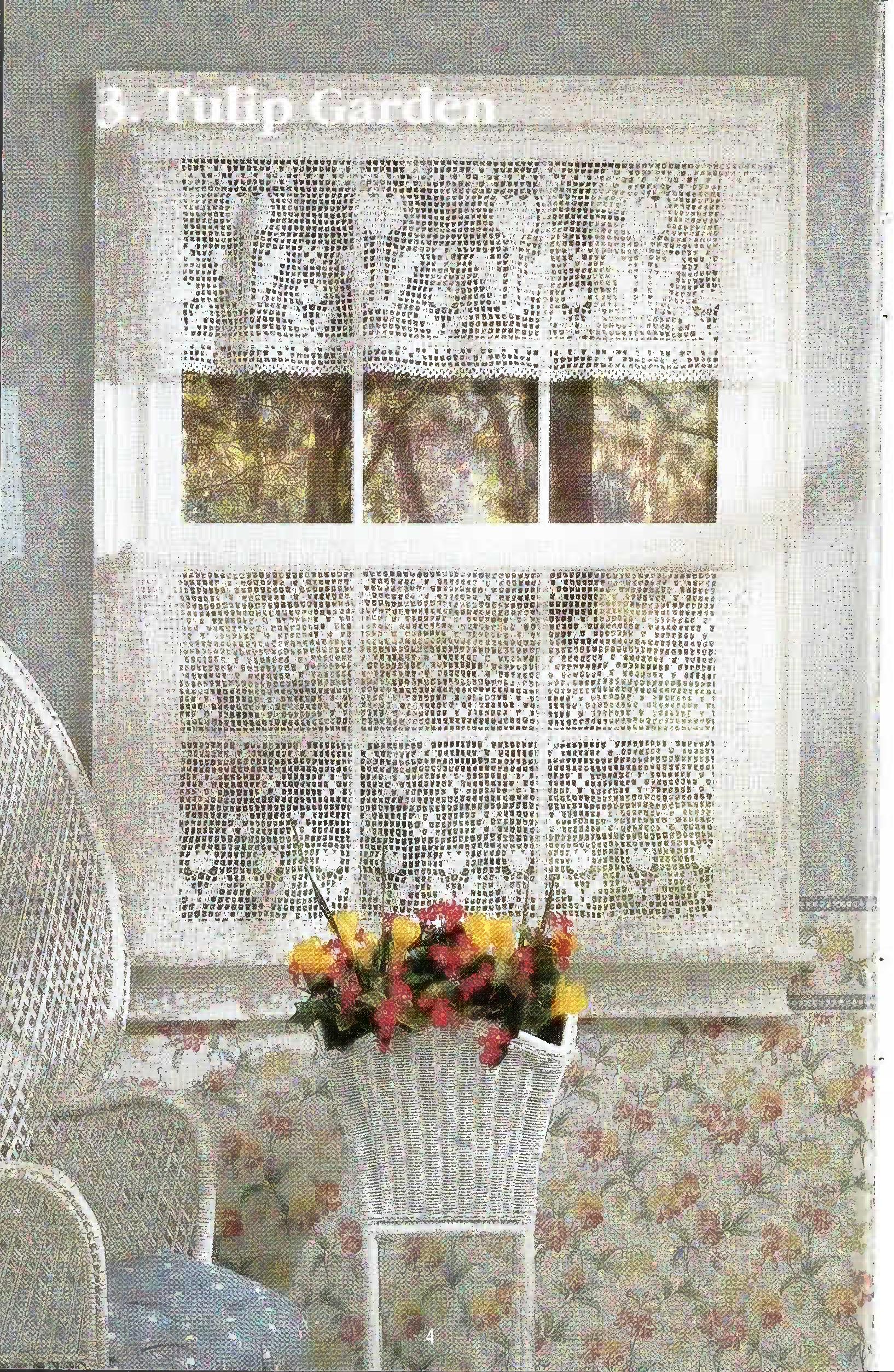 Charming Coverups – Crocheted Table Toppers and Cafe Curtains, South Maid Book 363, circa 1992