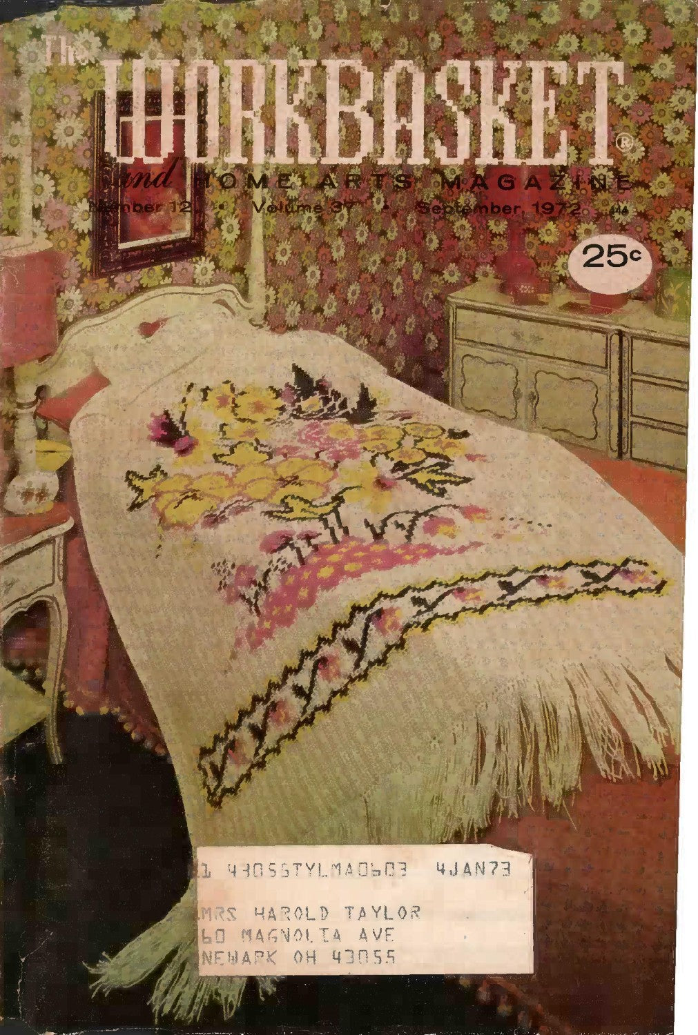 The Workbasket and Home Arts Magazine, September 1972 (Volume 37, Number 12)