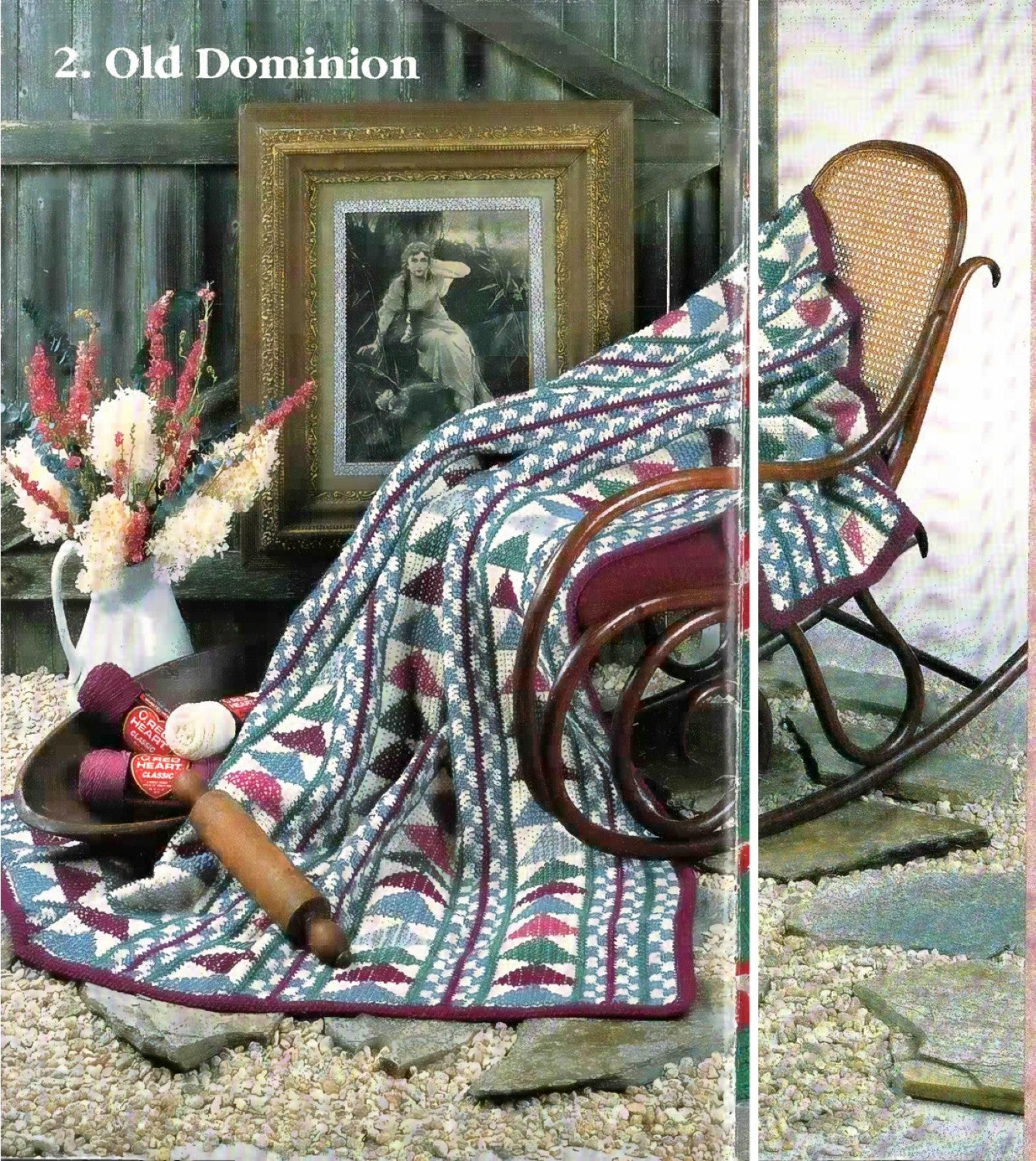 Red Heart American Favorites Quilts to Crochet – Article J.12, Book 373 (1992)