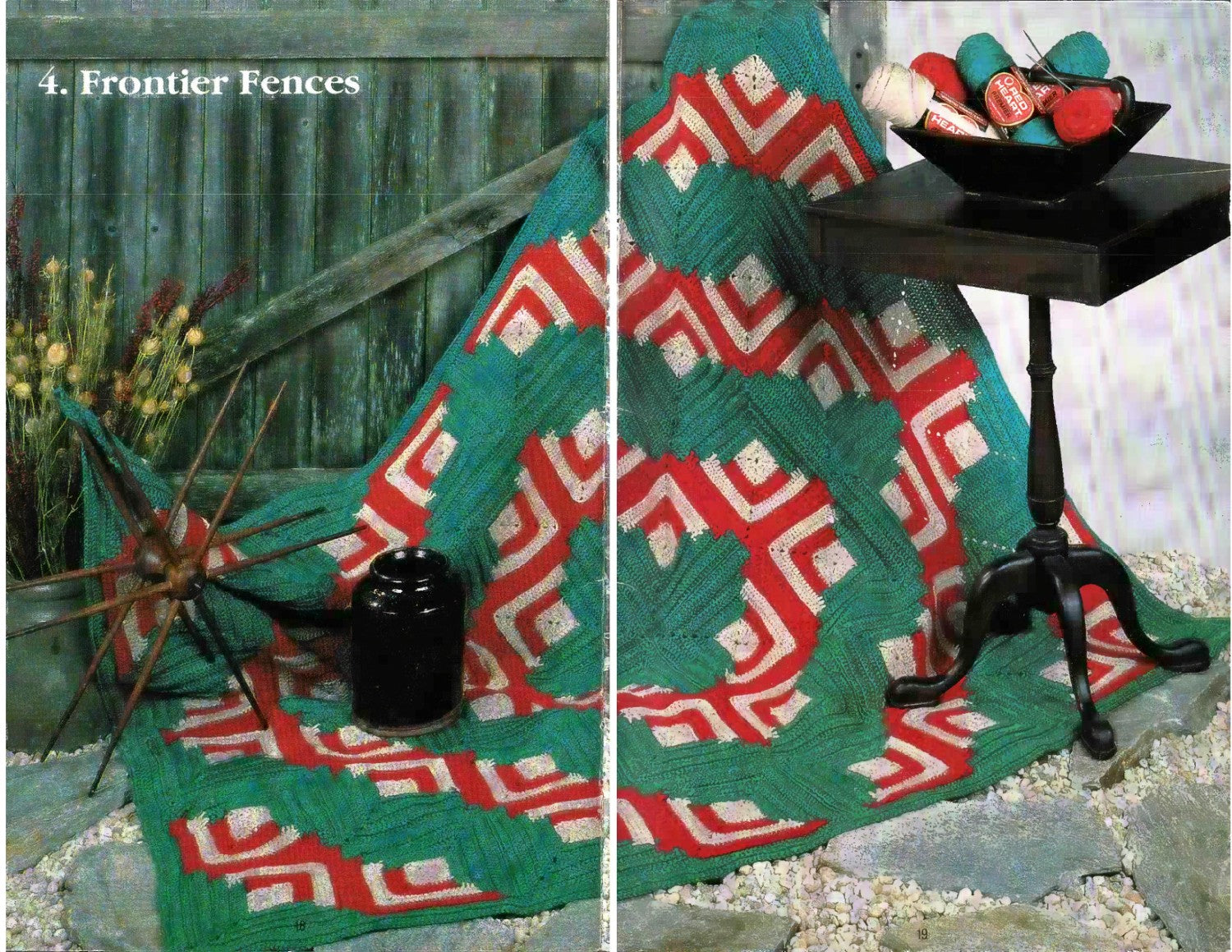 Red Heart American Favorites Quilts to Crochet – Article J.12, Book 373 (1992)