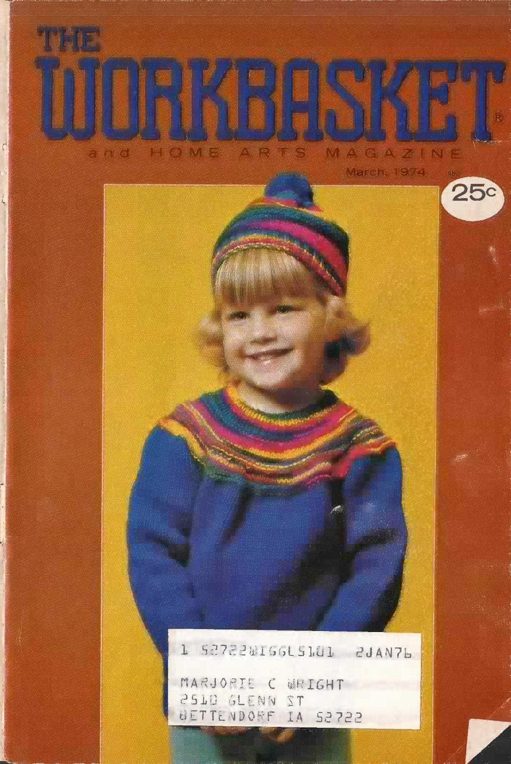 The Workbasket and Home Arts Magazine, March 1974 (Volume 39, Number 6)