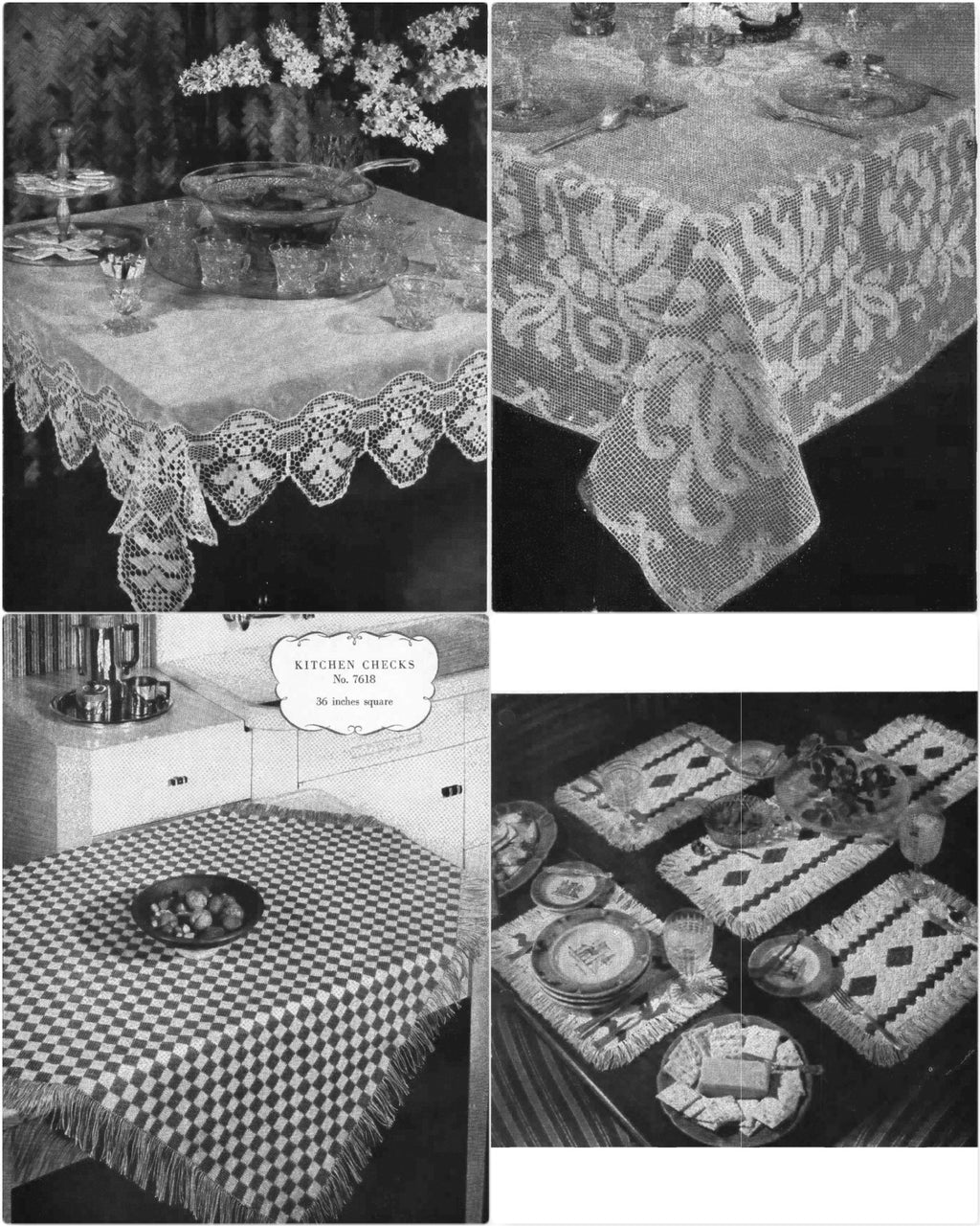 Crochet for Tables, Book No. 202, 1943