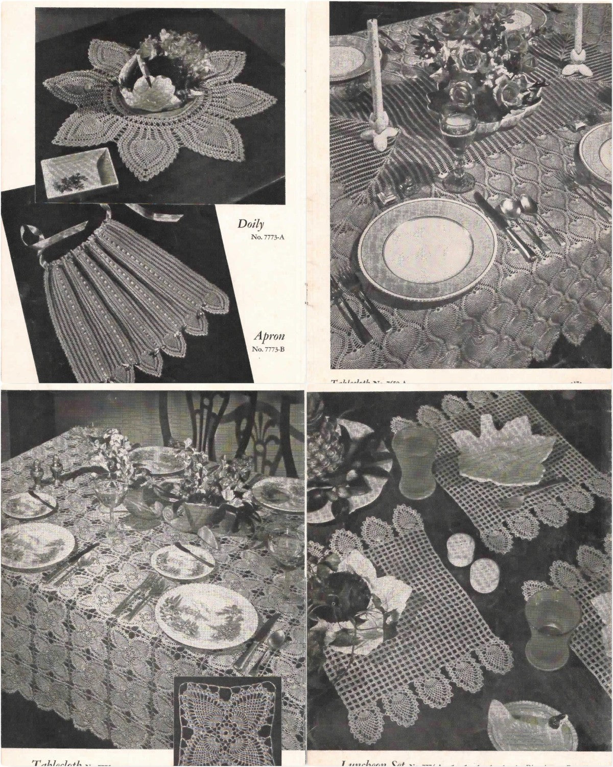 Featuring 14 New Pineapple Designs, Clark’s O.N.T. / J. & P. Coats Book No. 230, 1946