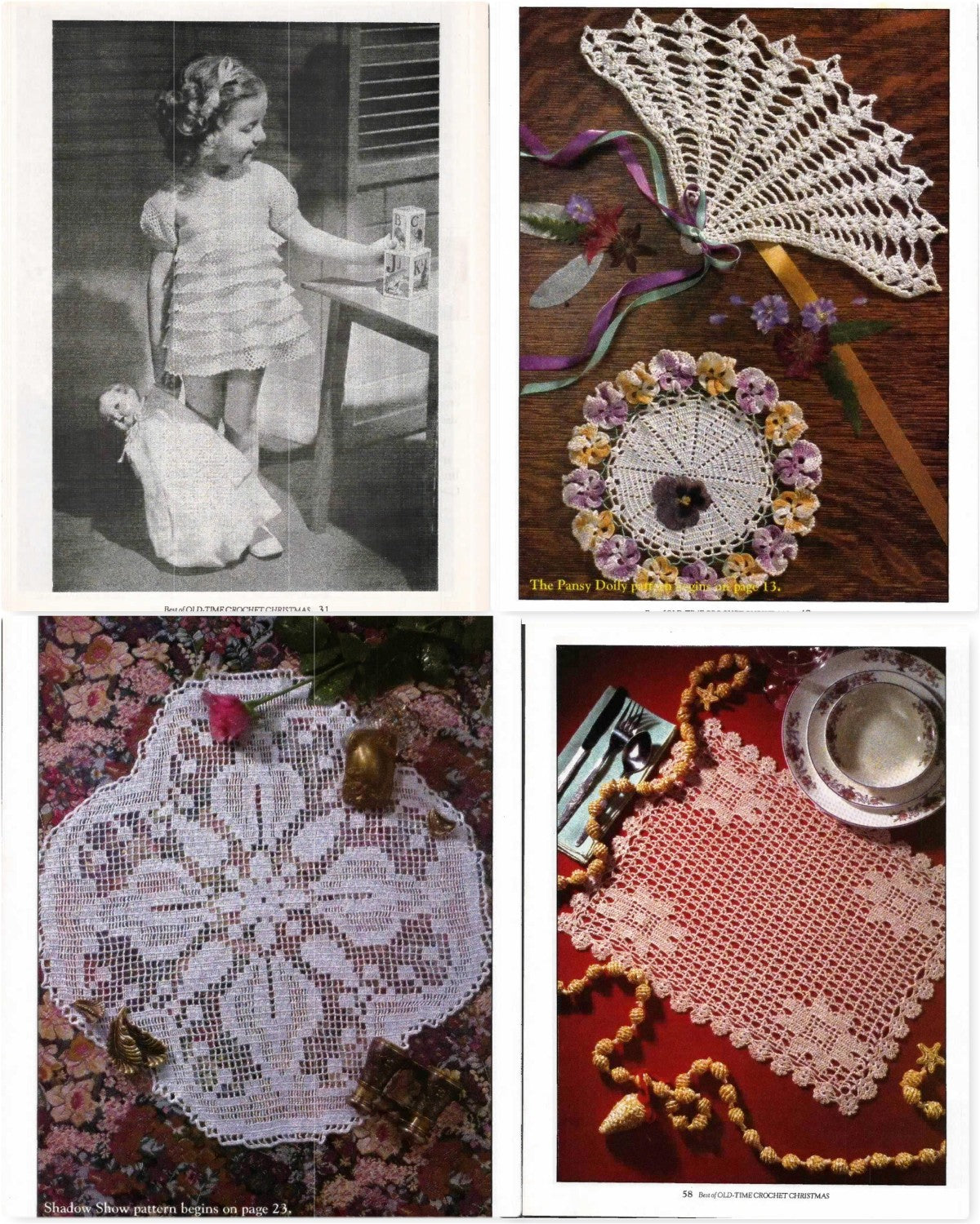 The Best of Old-Time Crochet Christmas, published 1990.