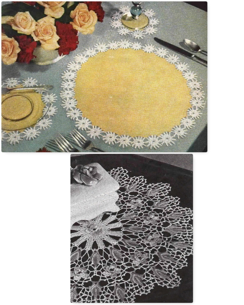 Floral Doilies, Book No. 258, 1949