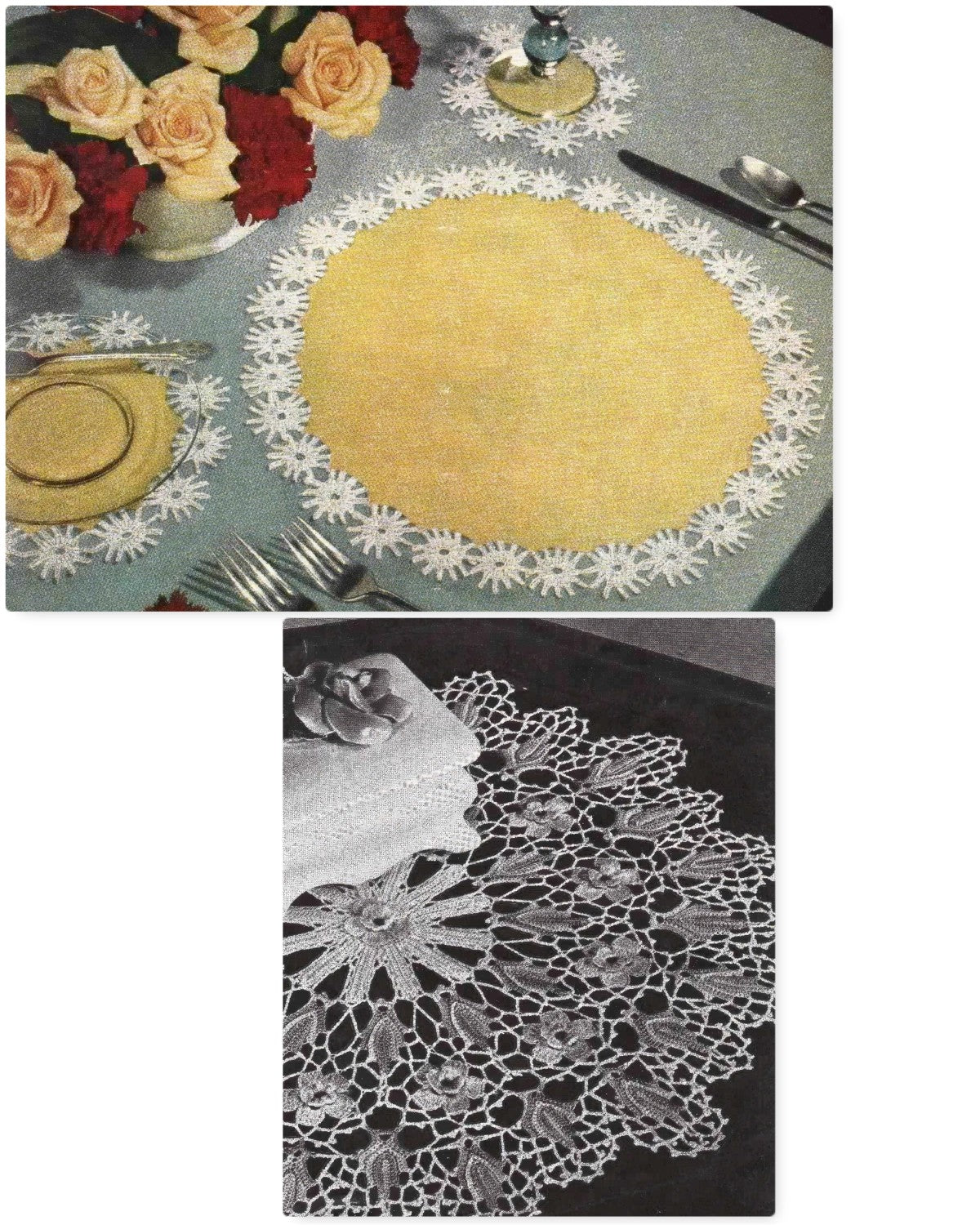 Floral Doilies, Book No. 258, 1949