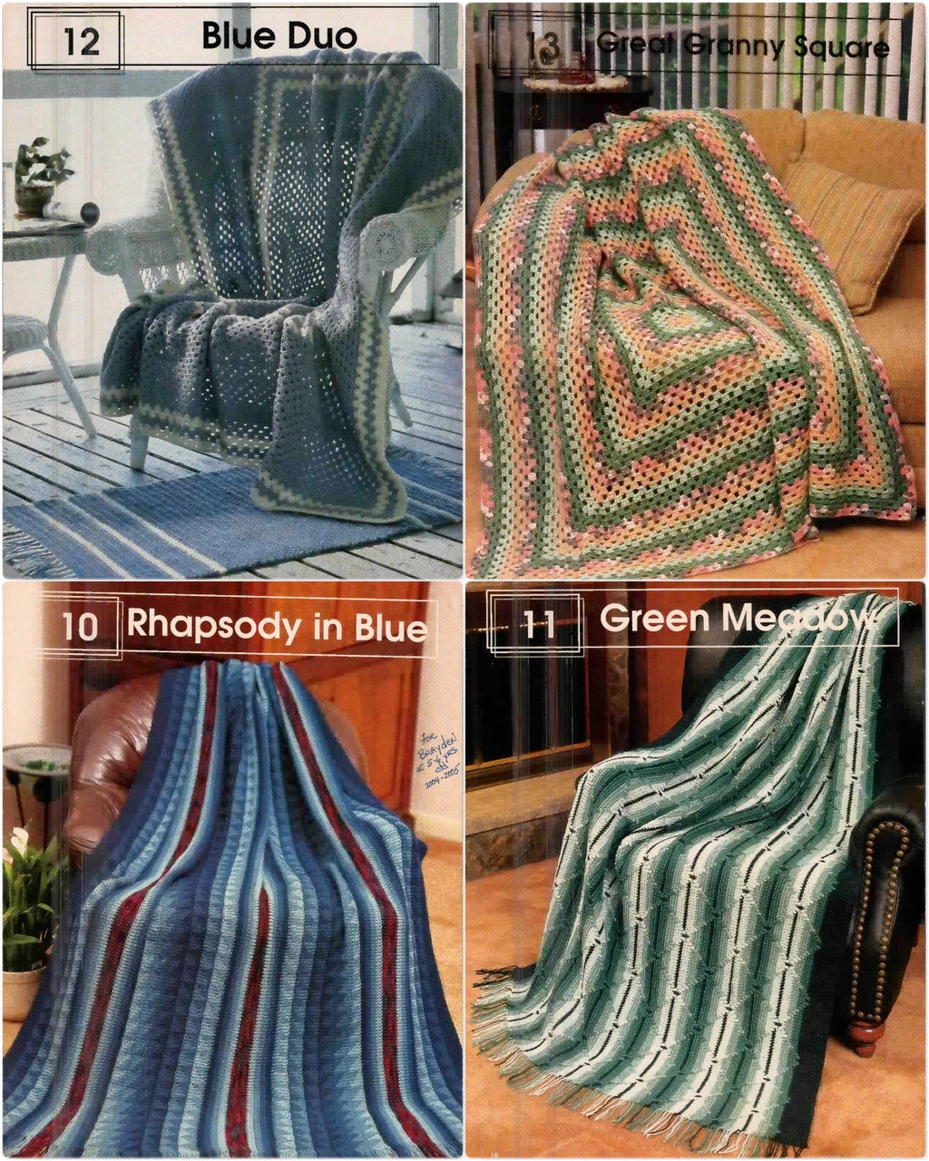 American Country Afghans (Crochet Fantasy Presents...), Winter 2001 (Number 144)