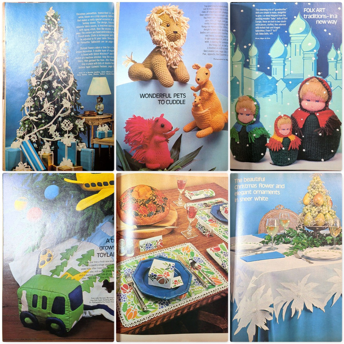 McCall's Christmas Needlework & Crafts Make-it Ideas (1976)