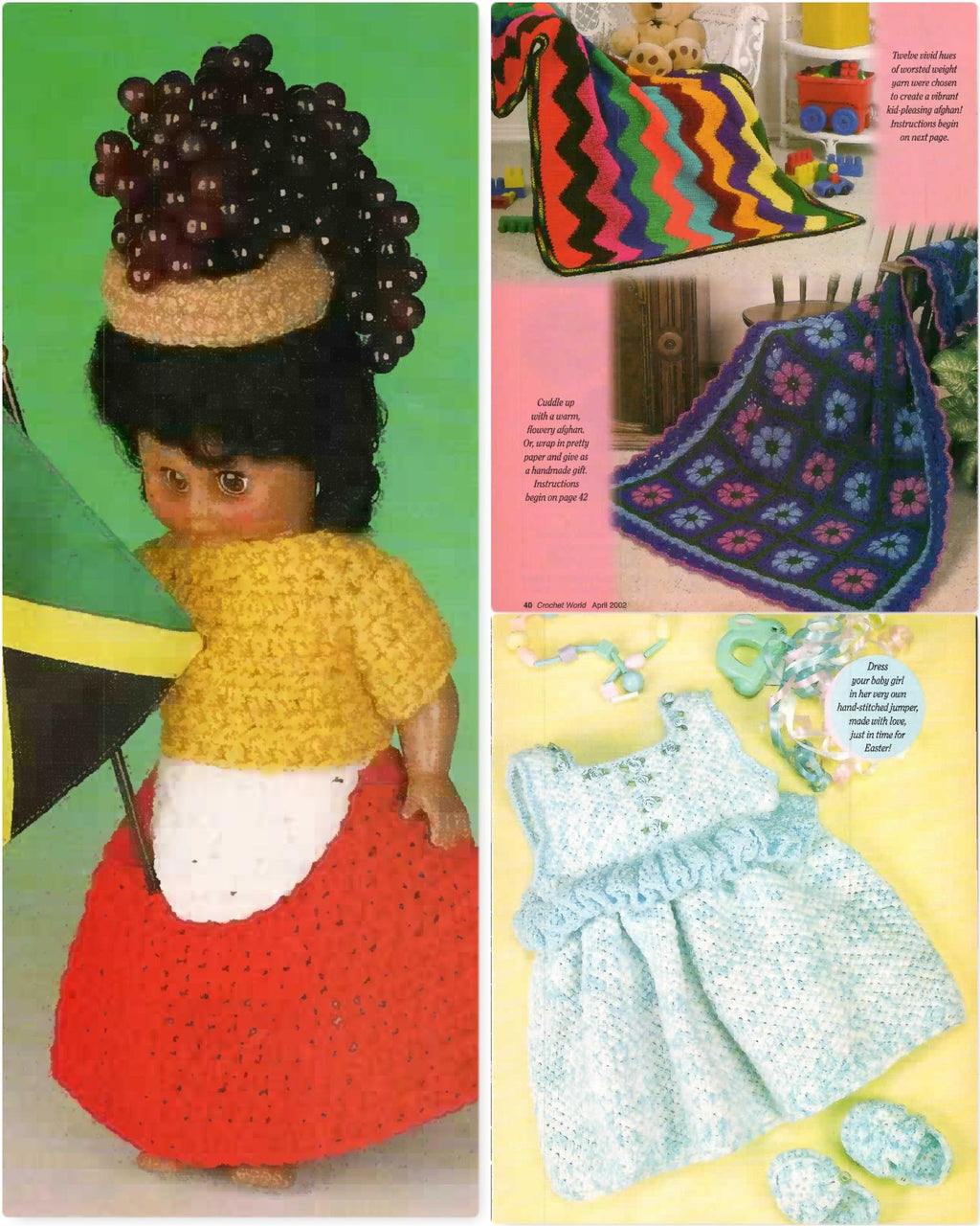 Crochet World April 2002 (Volume 25 Number 2)