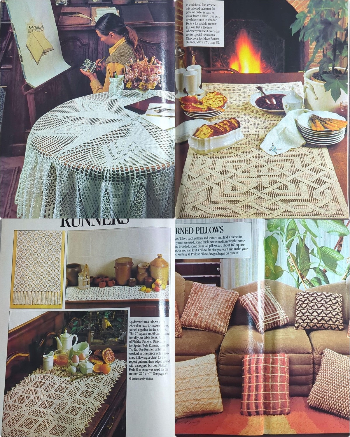 McCall’s Design Ideas – Knit and Crochet for the Home, Vol. 6, 1982