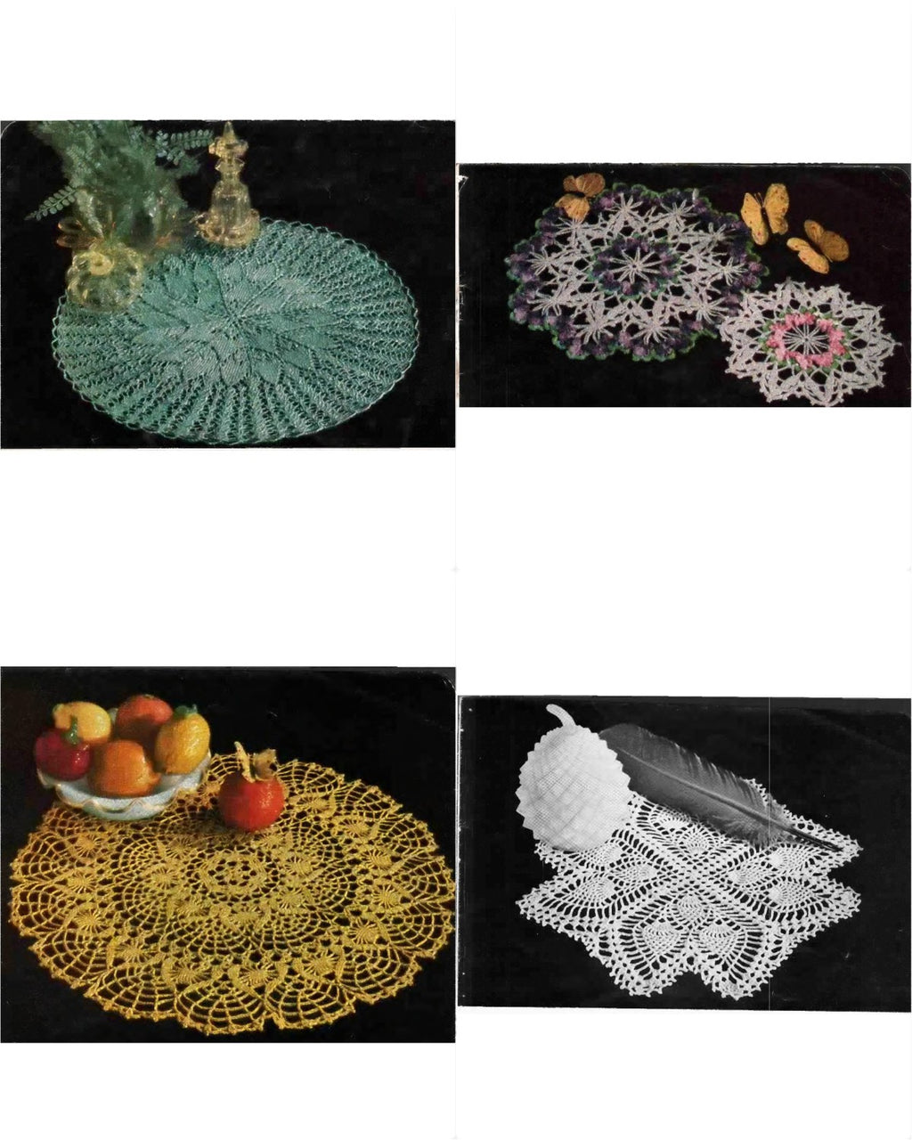 Star Doily Book No. 145 — Doilies (Pineapples, Flowers, and Sunbursts), circa 1958