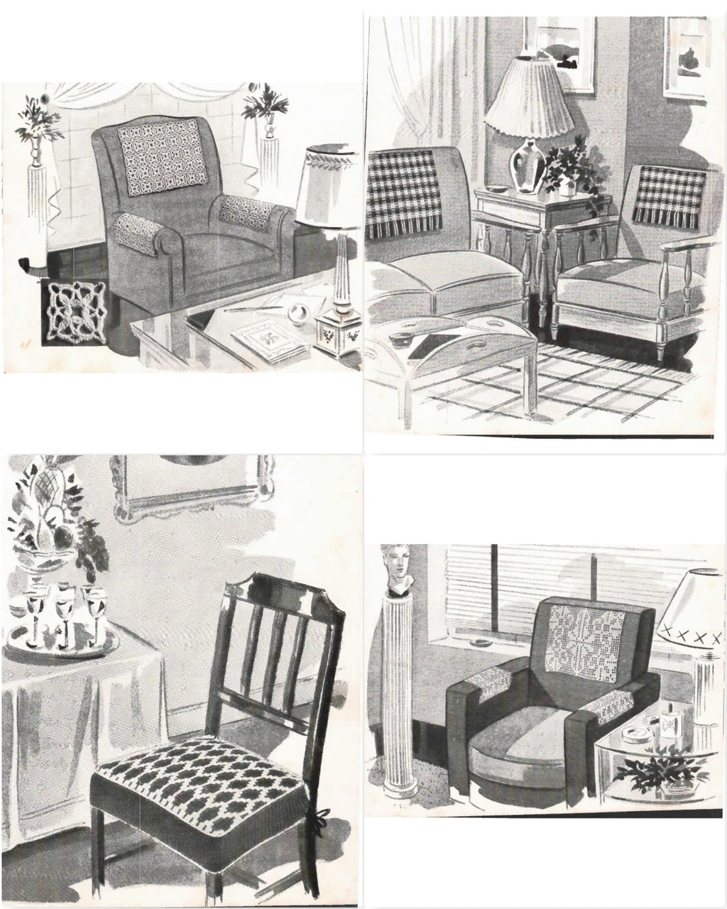 Chair Sets to Crochet, Book No. 143, circa 1940