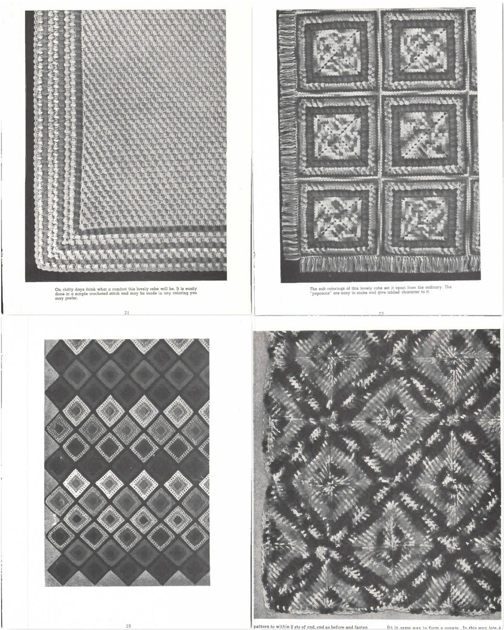 Crocheting Afghans, edited by Rita Weiss, 1979 (Dover Publications, Inc.)