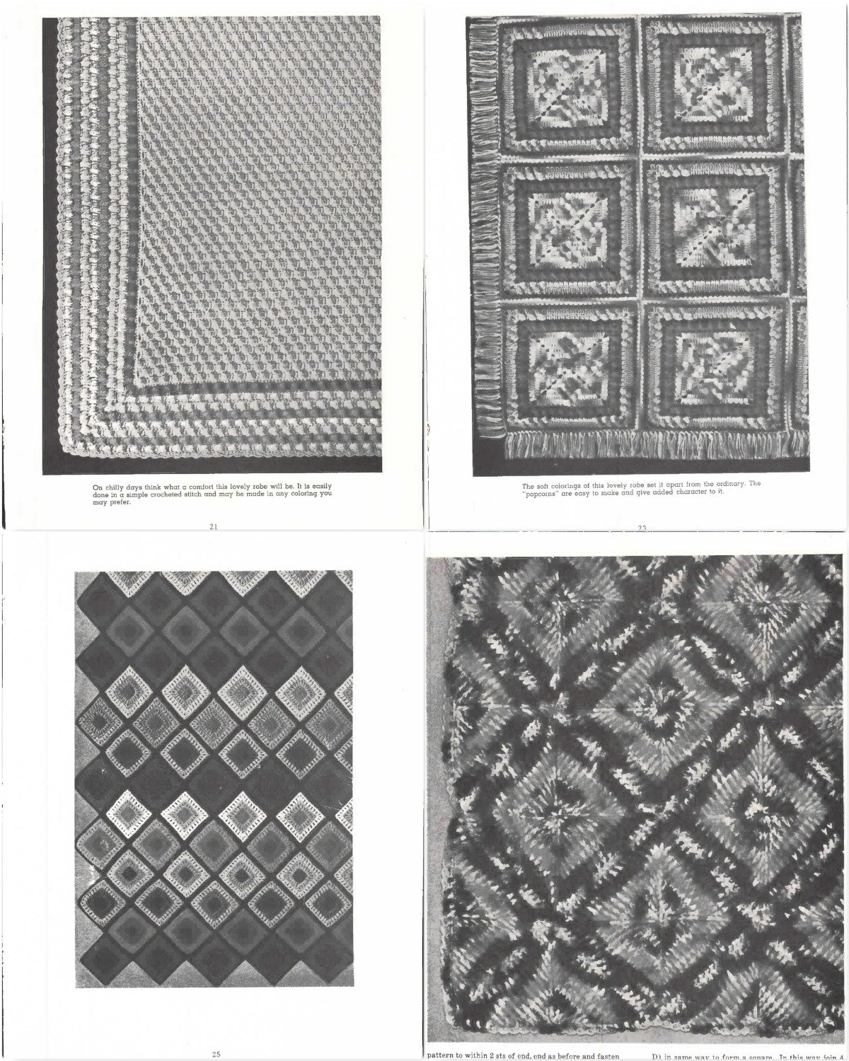 Crocheting Afghans, edited by Rita Weiss, 1979 (Dover Publications, Inc.)