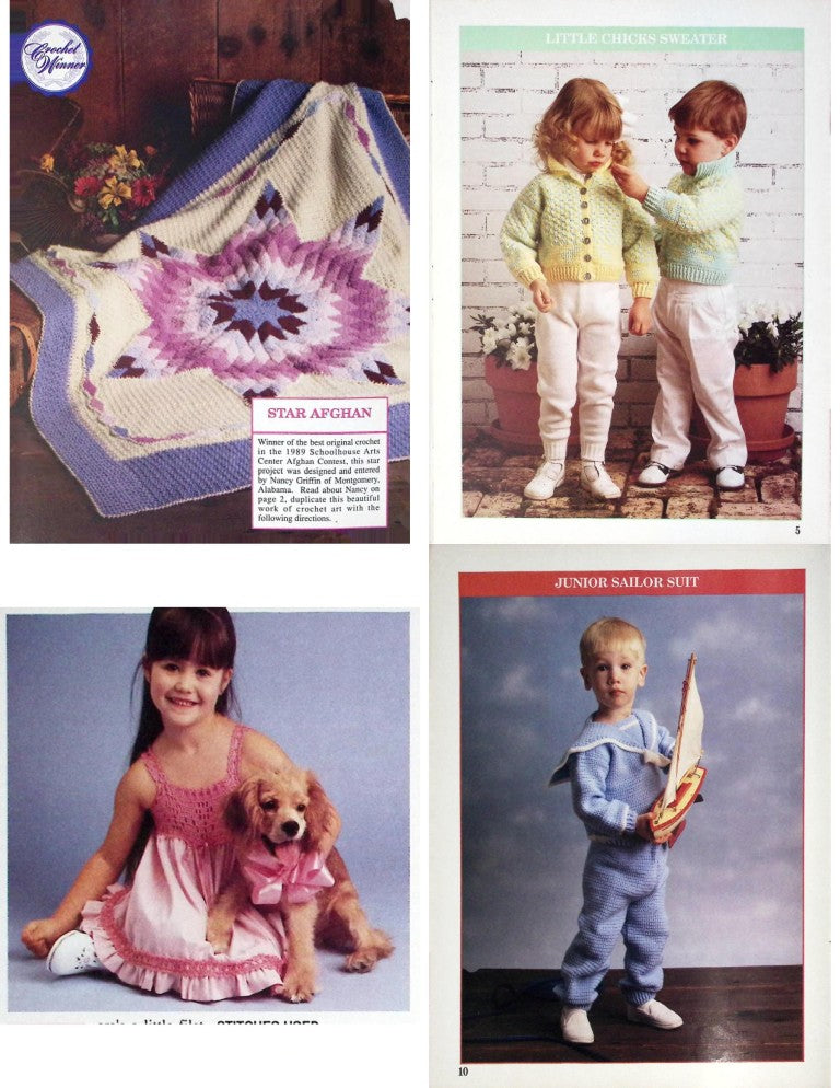 Crochet Patterns by Herrschners, Vol. 4 No. 2 — March/April 1990