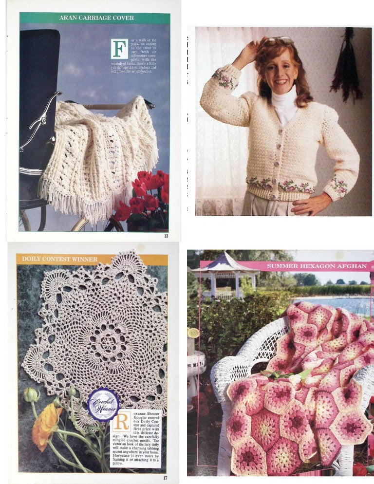 Crochet Patterns by Herrschners, Vol. 4 No. 2 — March/April 1990