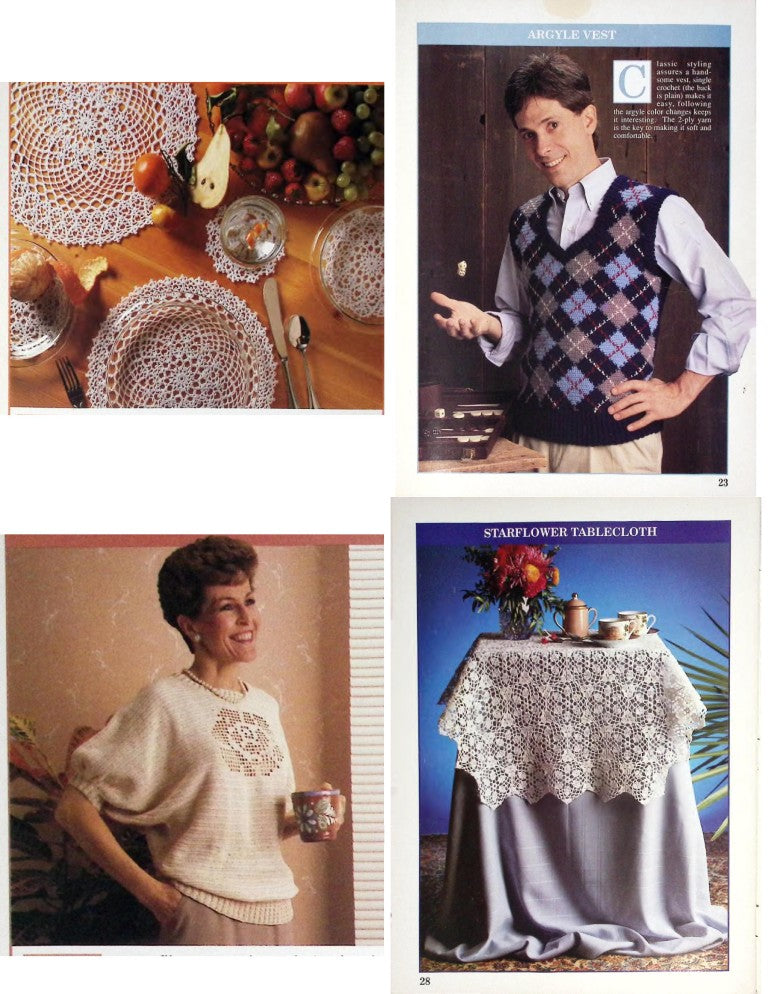 Crochet Patterns by Herrschners, Vol. 4 No. 2 — March/April 1990