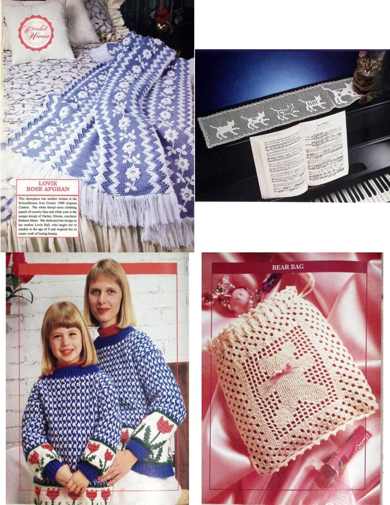 Crochet Patterns by Herrschners, Vol. 4 No. 3 — May/June 1990