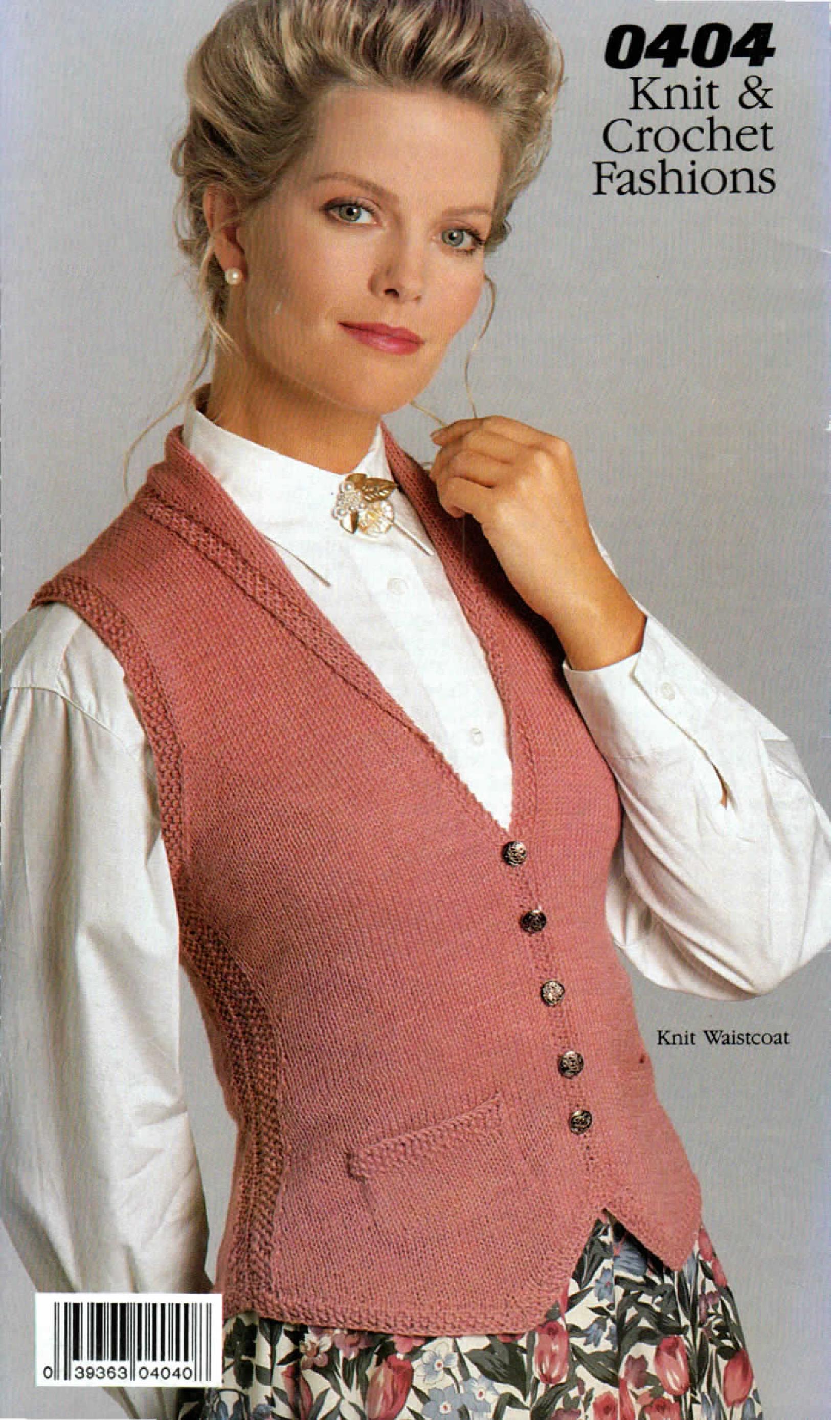 Simplicity #404 Knit & Crochet Fashions (1990)