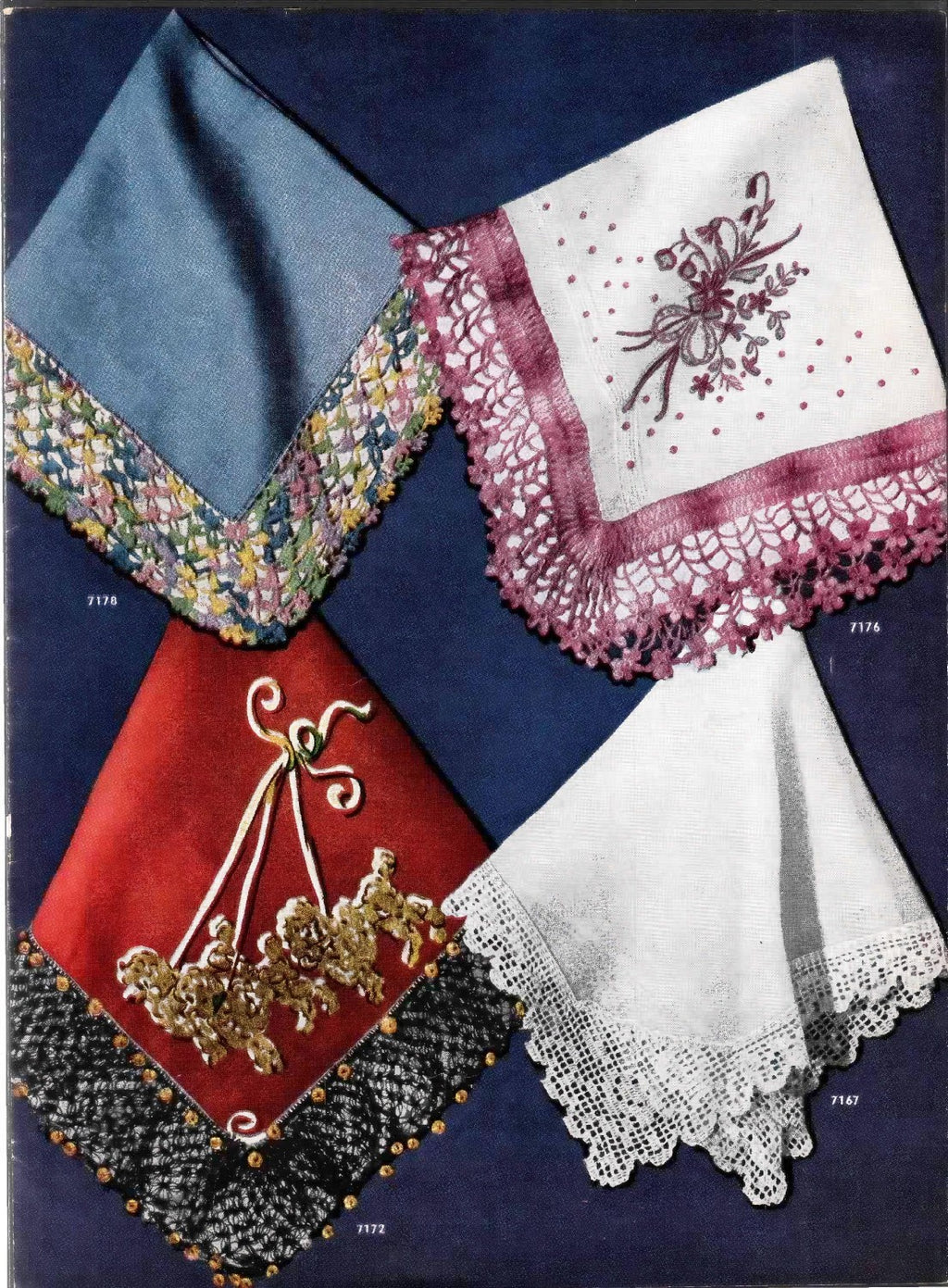 D.M.C. New Handkerchief Edgings, Vol. 407, 1954