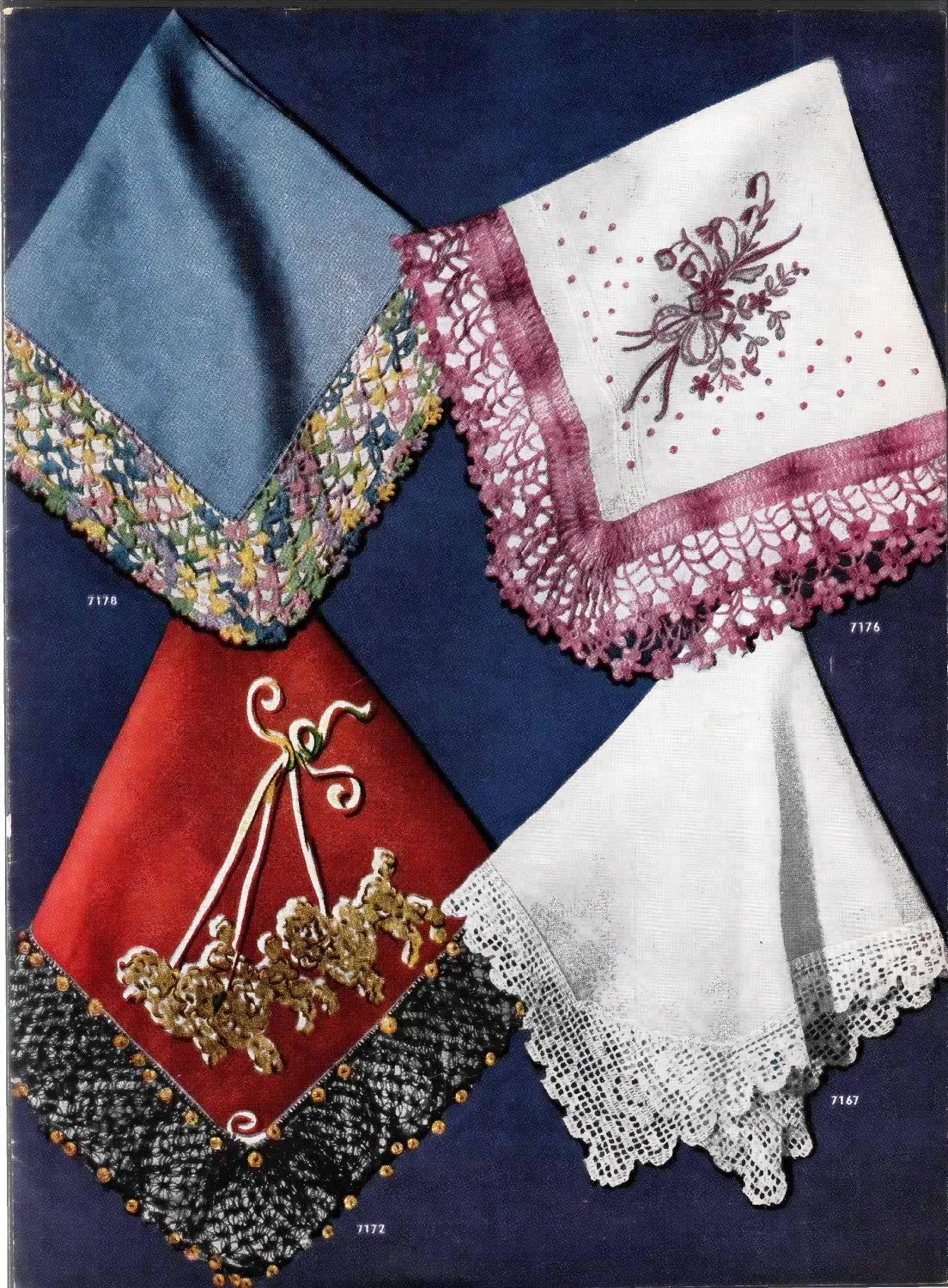 D.M.C. New Handkerchief Edgings, Vol. 407, 1954