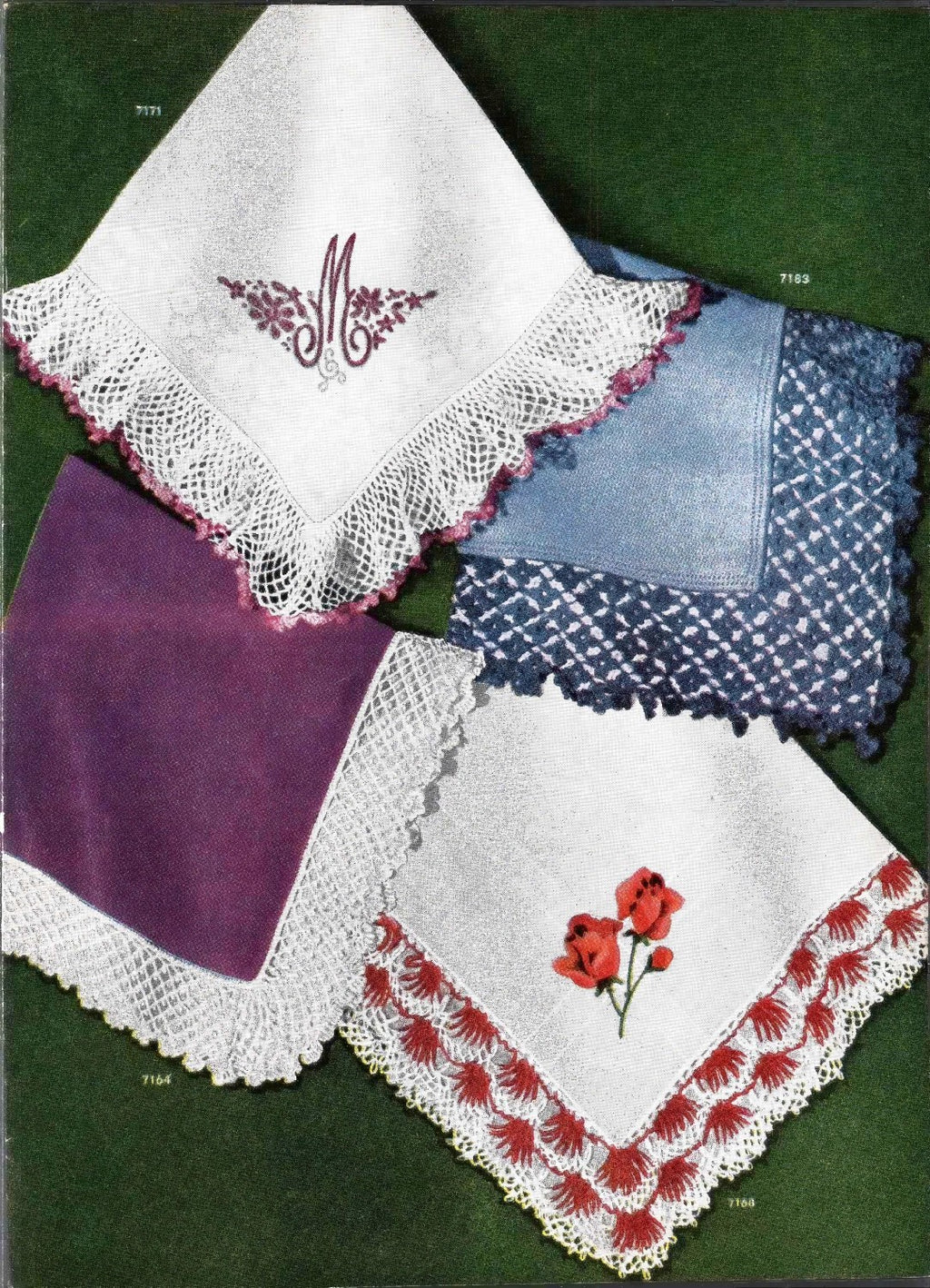 D.M.C. New Handkerchief Edgings, Vol. 407, 1954