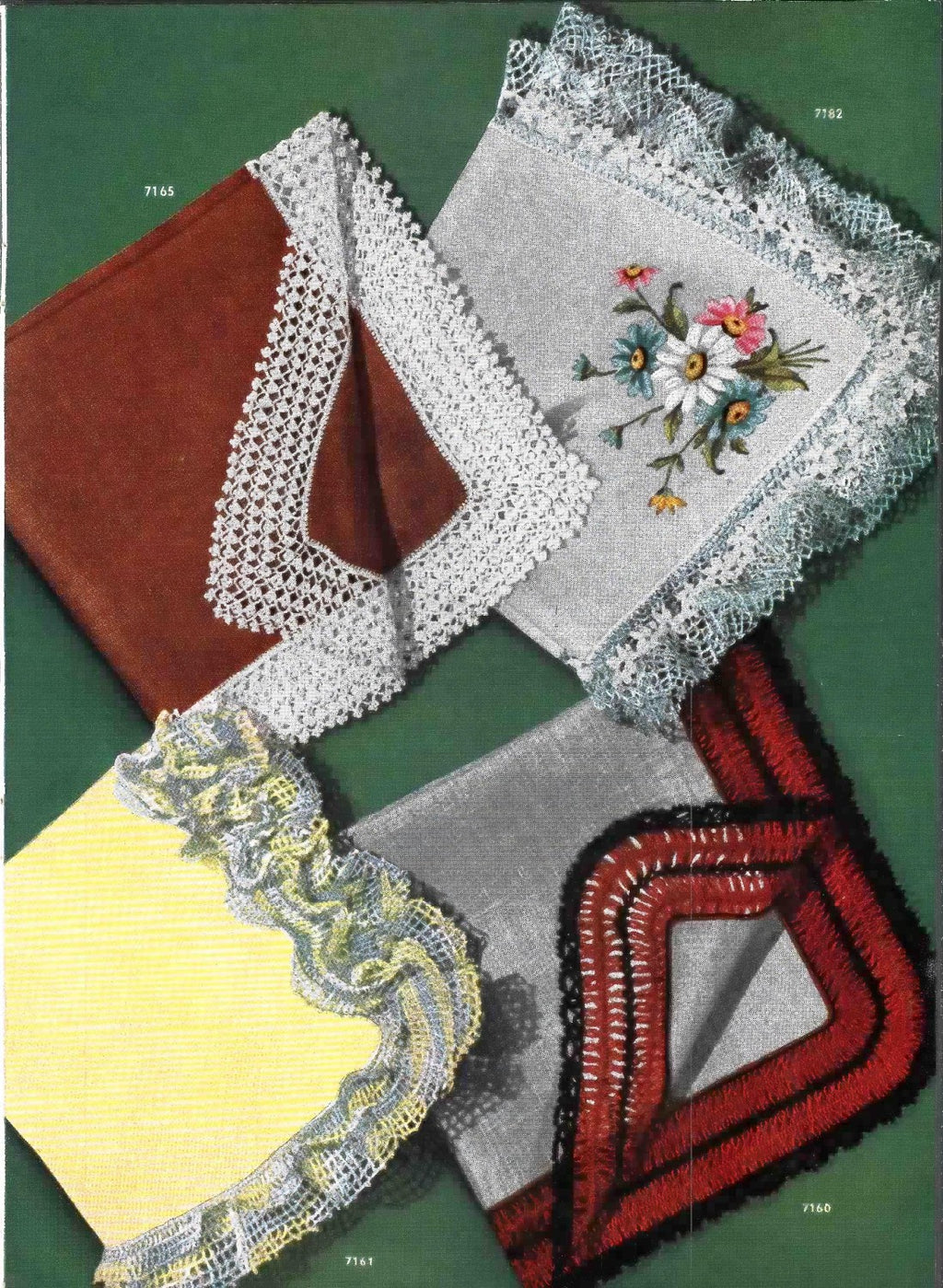 D.M.C. New Handkerchief Edgings, Vol. 407, 1954
