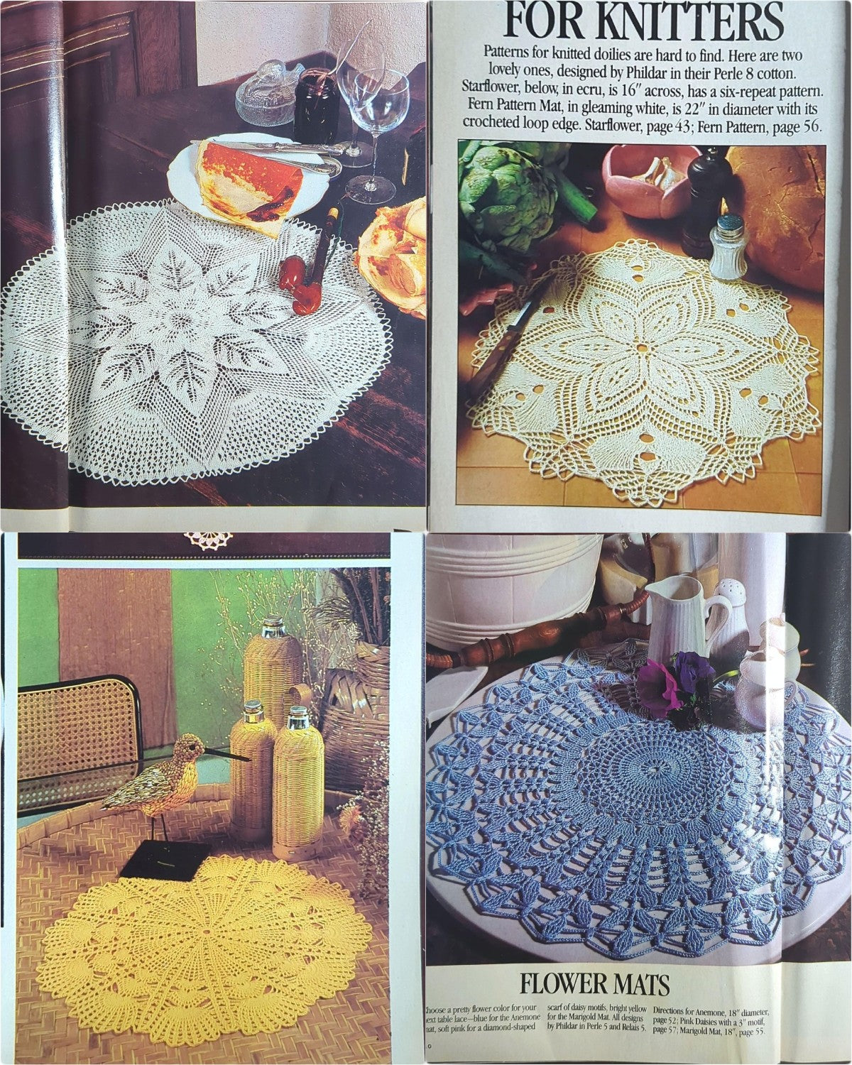 McCall’s Design Ideas – Knit and Crochet for the Home, Vol. 6, 1982