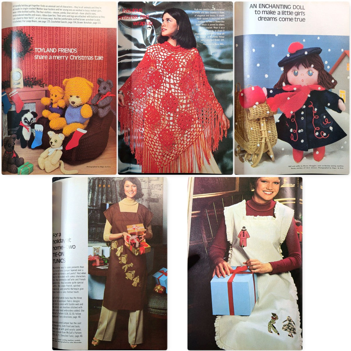 McCall's Christmas Needlework & Crafts Make-it Ideas (1976)