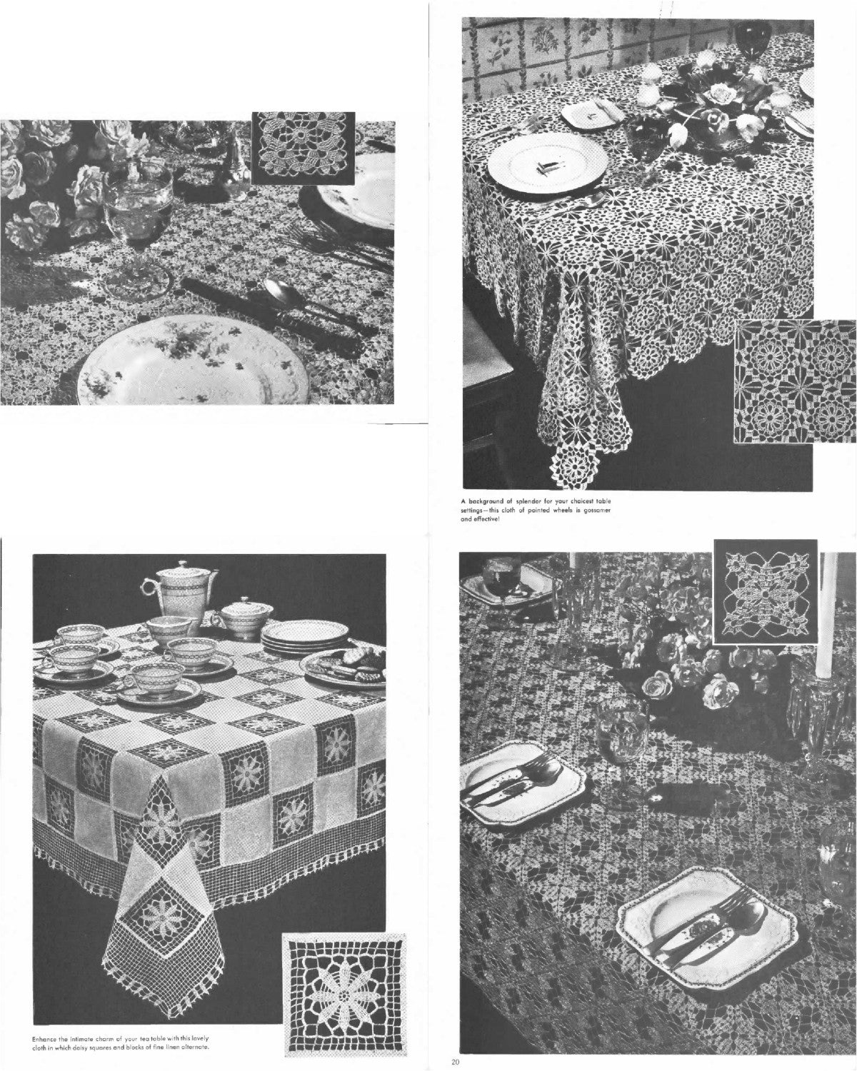 Favorite Crocheted Tablecloth Designs, Edited by Rita Weiss (Dover Needlework Series), 1985