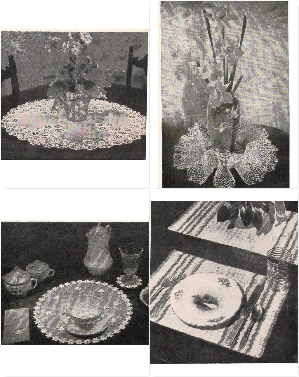 Doilies to Treasure — Lily Book 1600 (vintage, circa 1940s–1950s)