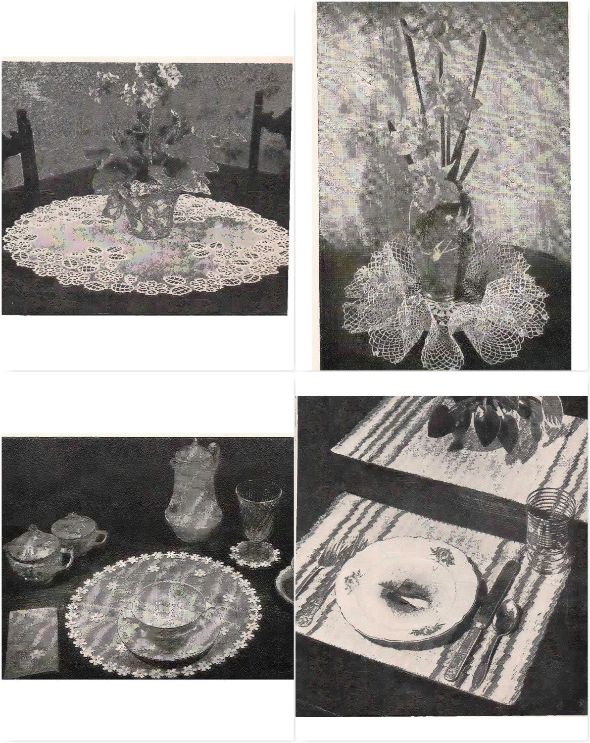 Doilies to Treasure — Lily Book 1600 (vintage, circa 1940s–1950s)