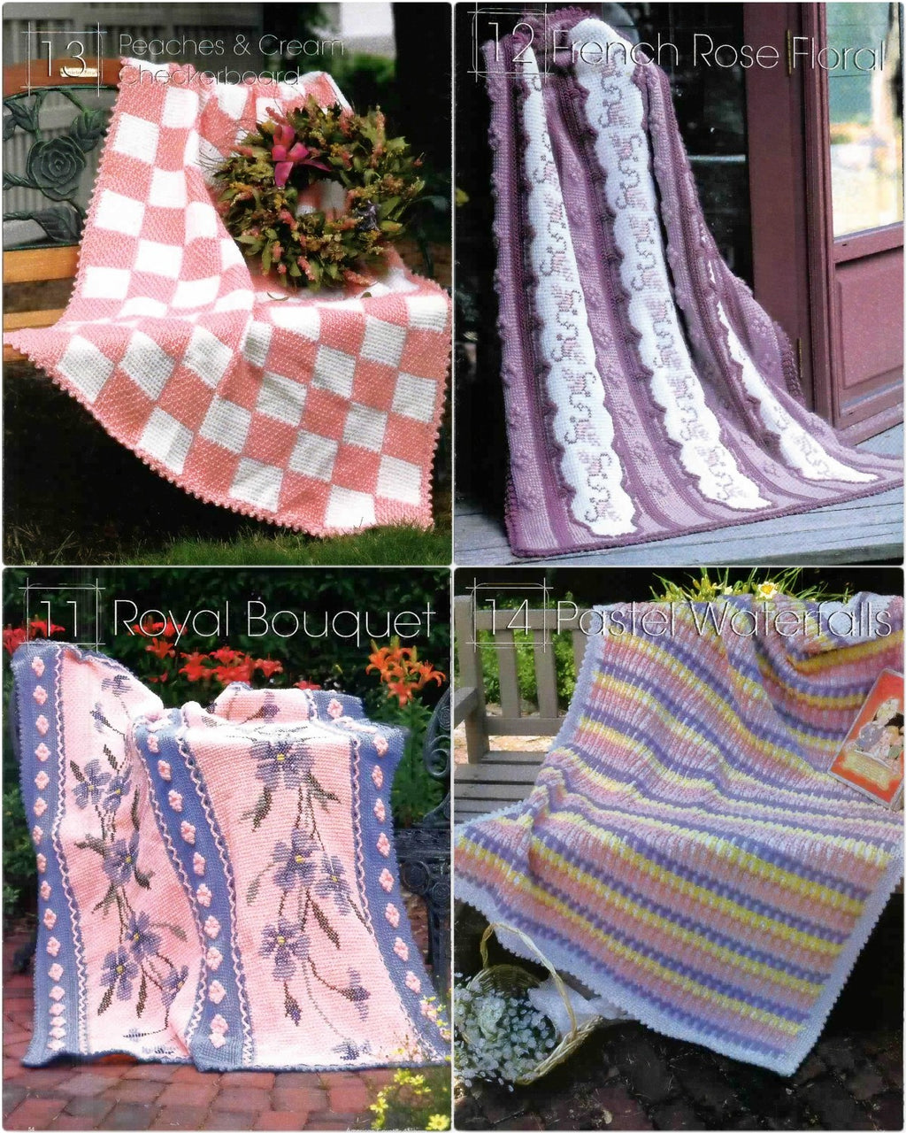 American Country Afghans (Crochet Fantasy Presents...), Winter 1999 (Number 135)