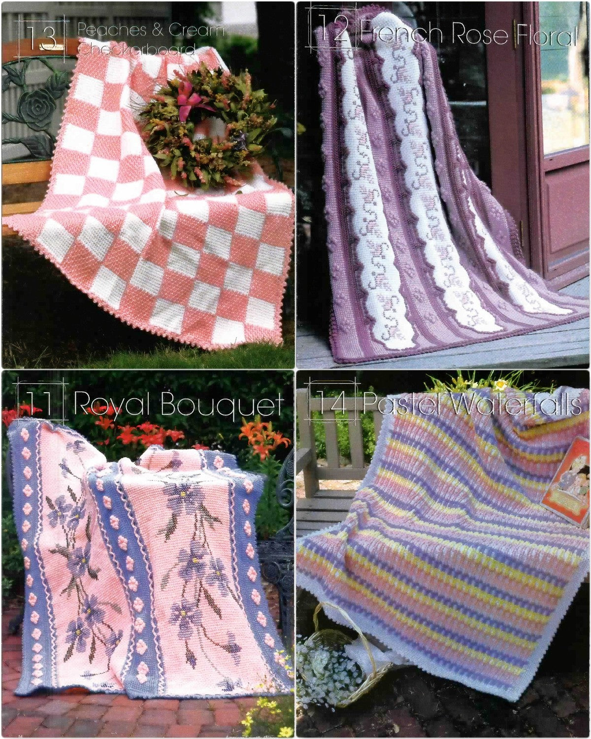 American Country Afghans (Crochet Fantasy Presents...), Winter 1999 (Number 135)