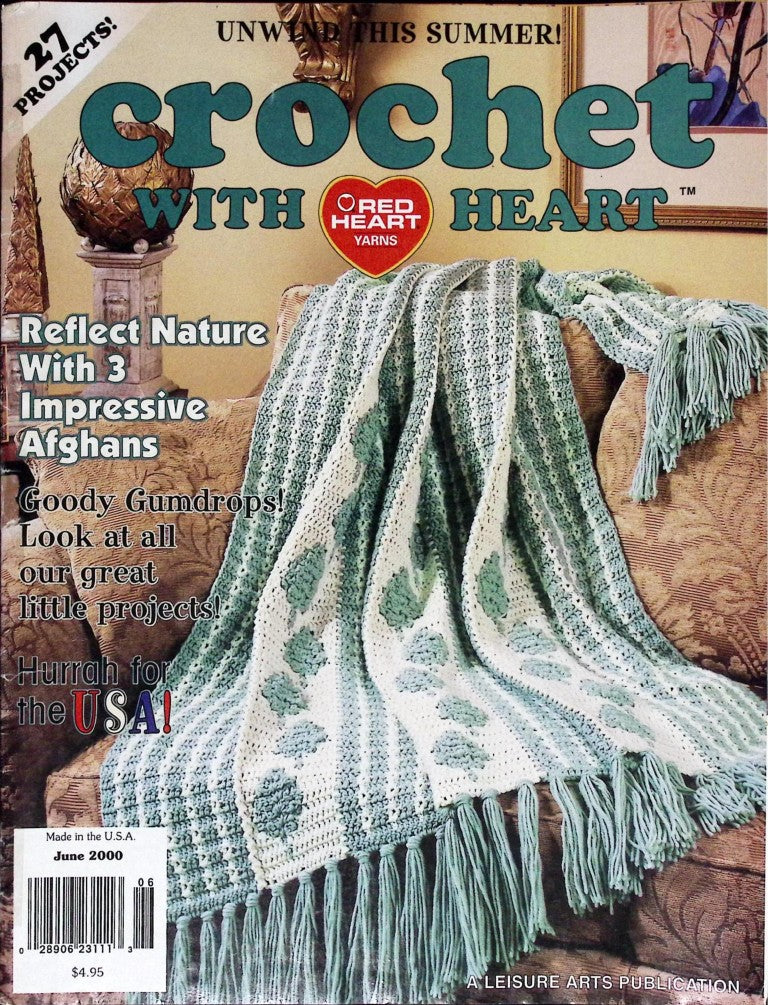 Crochet with Red Heart (Crochet With Heart), June 2000 — Vol. 5 No. 2