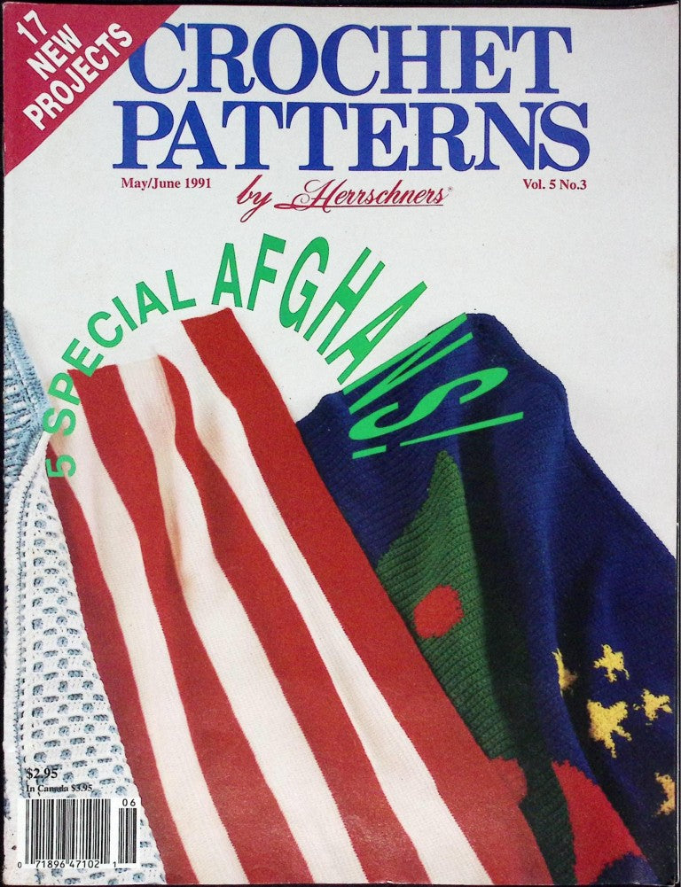 Crochet Patterns by Herrschners, Vol. 5 No. 3 — May/June 1991