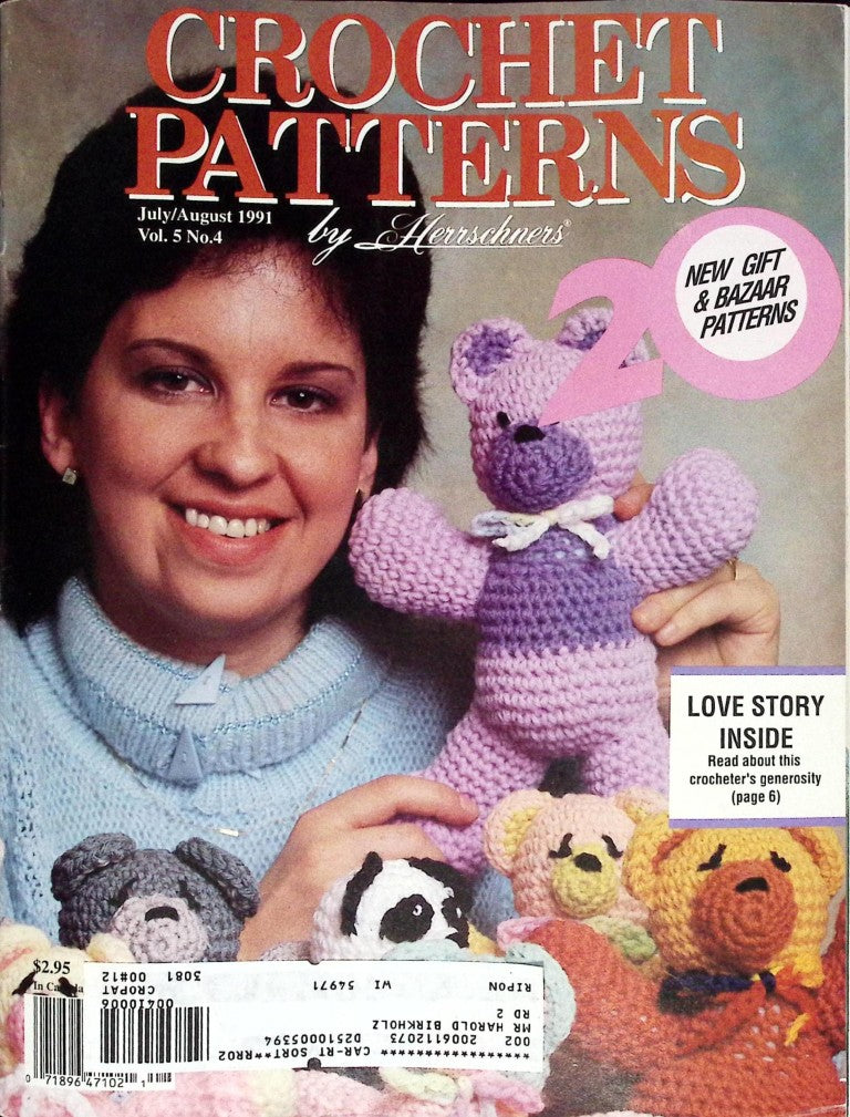 Crochet Patterns by Herrschners, Vol. 5 No. 4 — July/August 1991