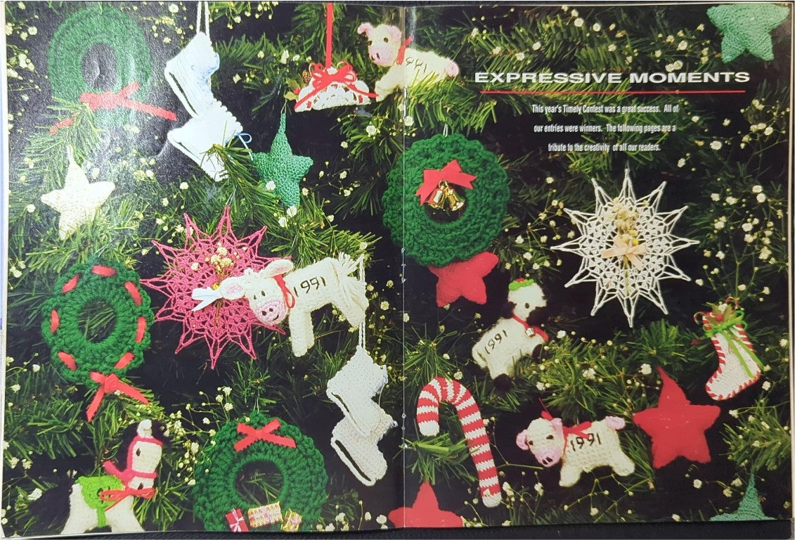 Crochet Patterns by Herrschners, Vol. 5 No. 6 — December 1991