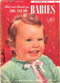Coats & Clark Baby Book No. 500 – Knit & Crochet for Girl and Boy Babies (1950)