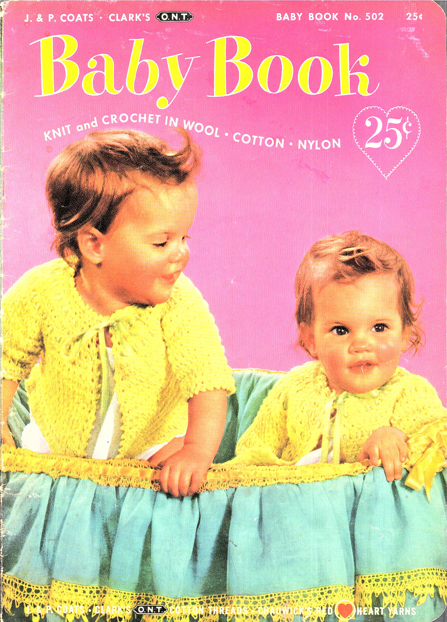 Coats & Clark's Baby Book No. 502 – "Rock-a-bye Baby" (2nd Edition, September 1952)
