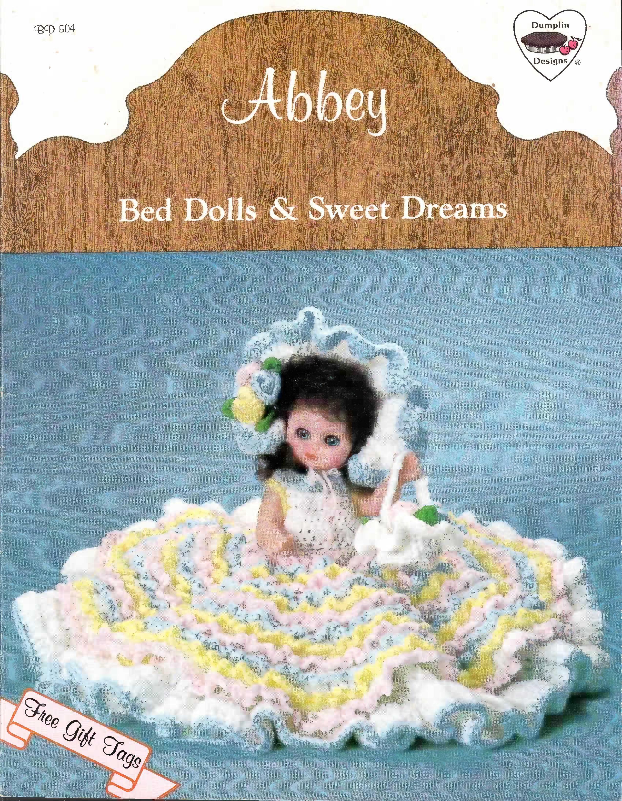 Bed Dolls & Sweet Dreams – Nora (BD 505) & Abbey (BD 504), Dumplin Designs, 1986
