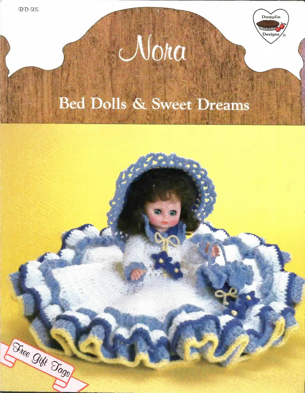 Bed Dolls & Sweet Dreams – Nora (BD 505) & Abbey (BD 504), Dumplin Designs, 1986