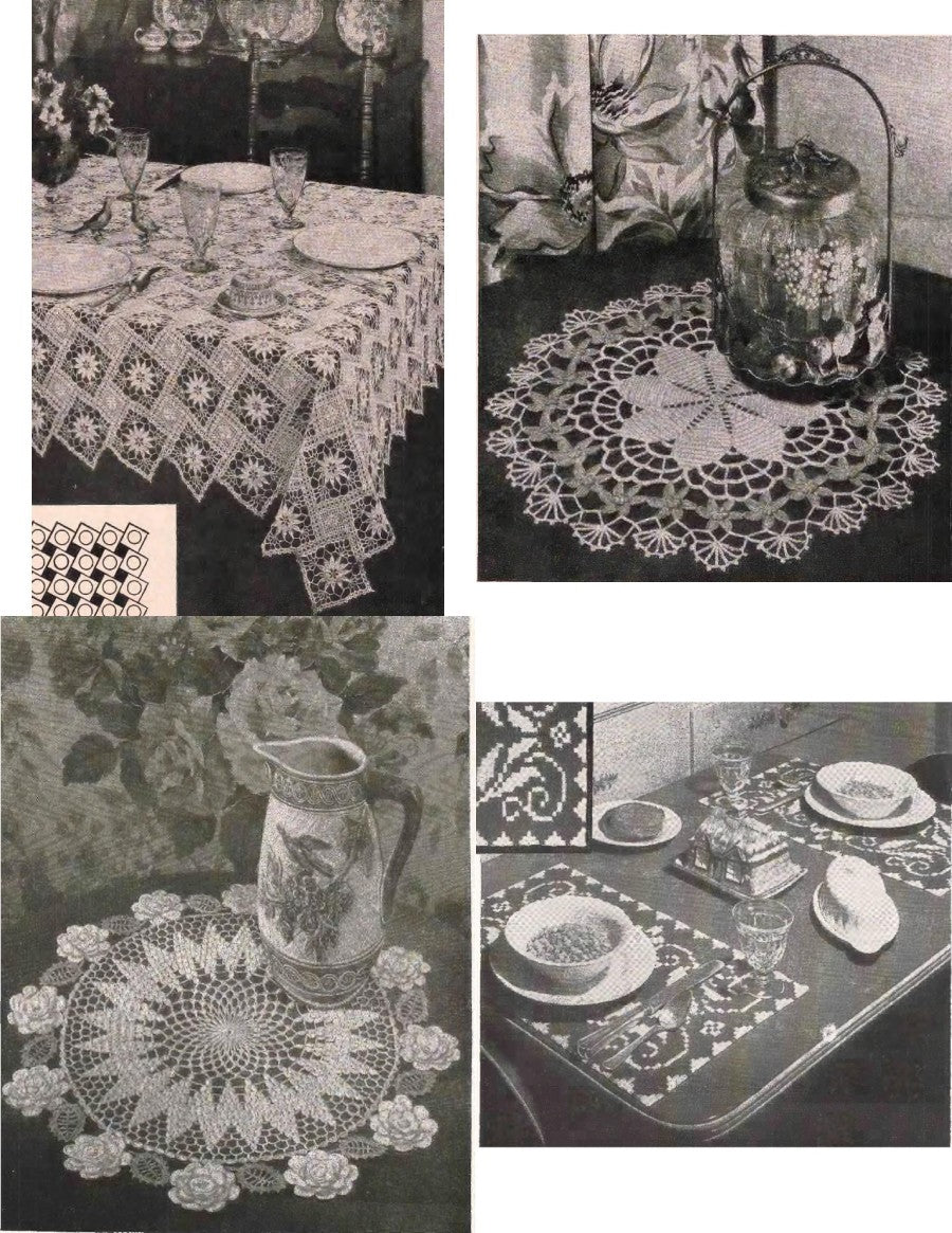 Crochet ‘County Fair’, Book No. 51, Lily Mills, 1950