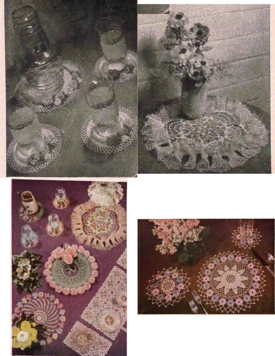 Flower Garden Doilies — Lily Design Book No. 52, 1950